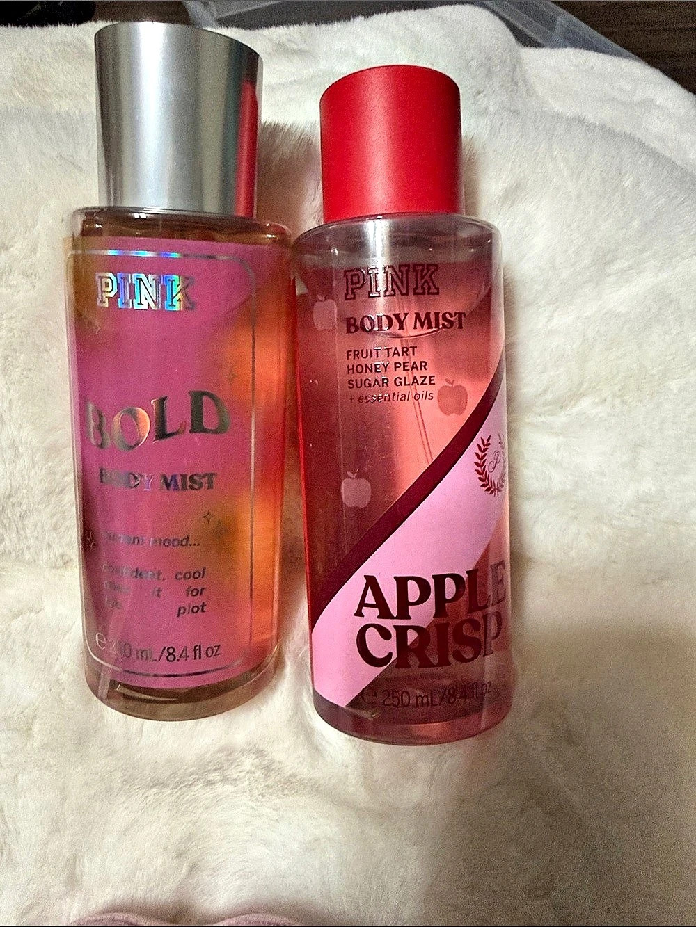 Victoria Secret Bold & Apple Crisp Mist & Bath Bomb NEW